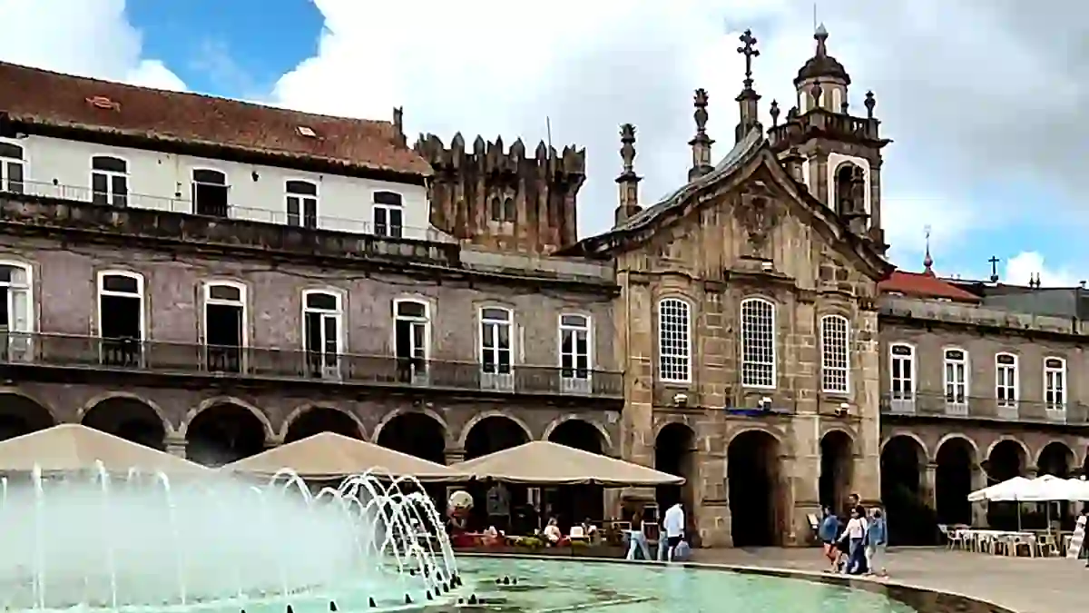 Praça da República em Braga